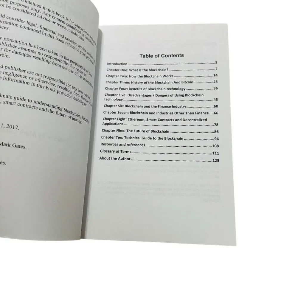 Mark Gates Blockchain (Paperback) Ultimate Cryptocurrency (2017, 1st Edition)
